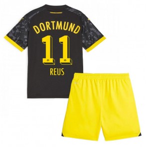 Borussia Dortmund Marco Reus #11 babykläder Bortatröja barn 2023-24 Korta ärmar (+ Korta byxor)